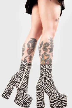 lamodawebsite Adore You Platform Ankle Boots< Knochel