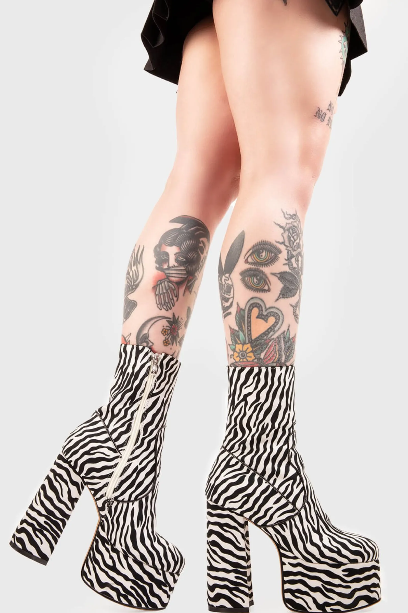lamodawebsite Adore You Platform Ankle Boots< Knochel