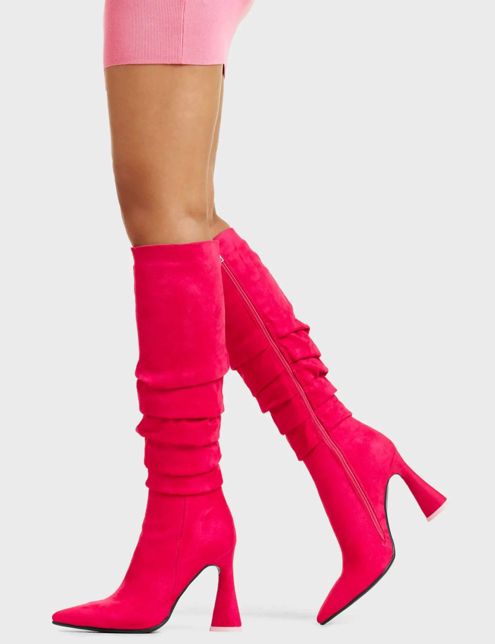 LAMODA Atomic Platform Knee High Boots< Kniehoch