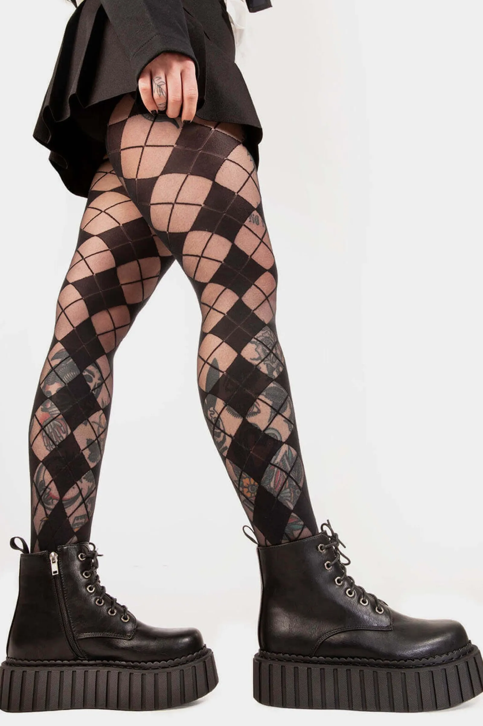 lamodawebsite Back 2 The Future Chunky Ankle Creeper Boots< Knochel