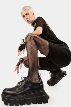 lamodawebsite Black Hole Chunky Platform Sneakers< Turnschuhe