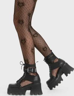 lamodawebsite Busy Chunky Platform Ankle Boots< Knochel