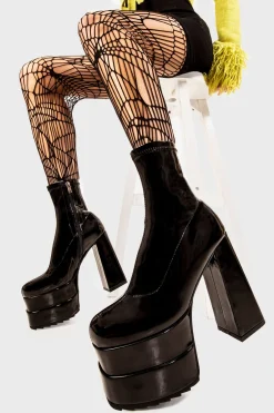 lamodawebsite Cassette Platform Ankle Boots< Knochel