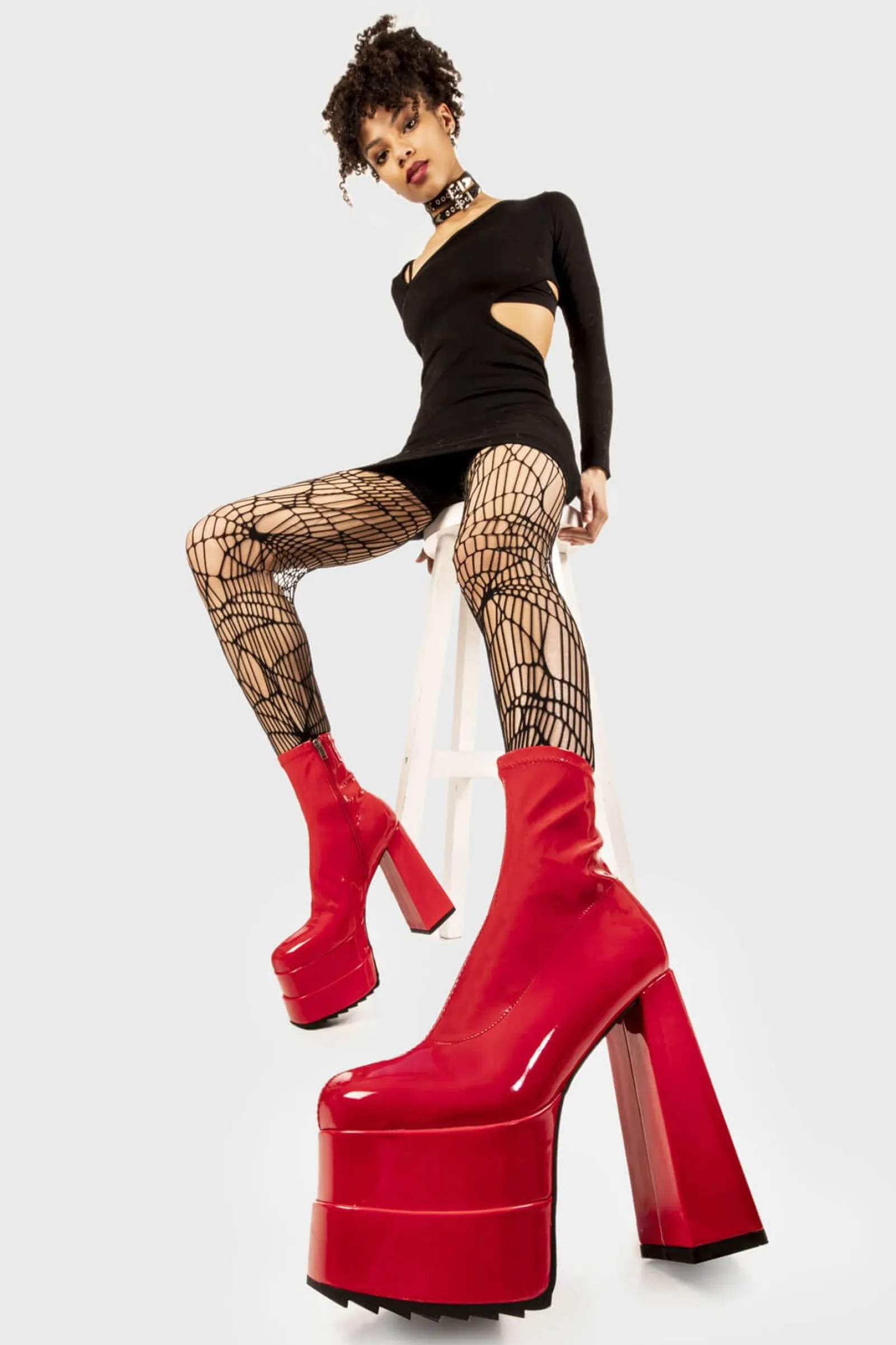 lamodawebsite Cassette Platform Ankle Boots< Knochel