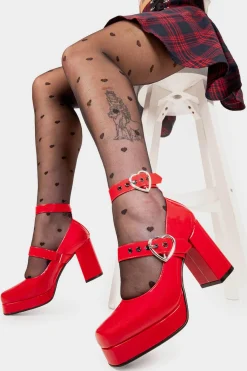lamodawebsite Chrome Heart Platform Heels< Plattform