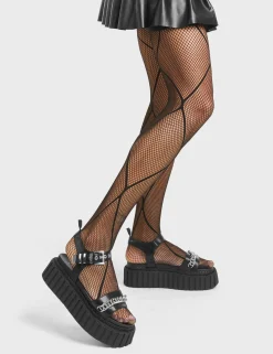 LAMODA Convincing Chunky Platform Creeper Sandals< Plattform