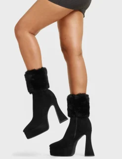 LAMODA Cupcake Platform Ankle Boots< Knochel