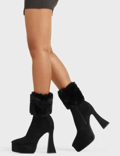 LAMODA Cupcake Platform Ankle Boots< Knochel