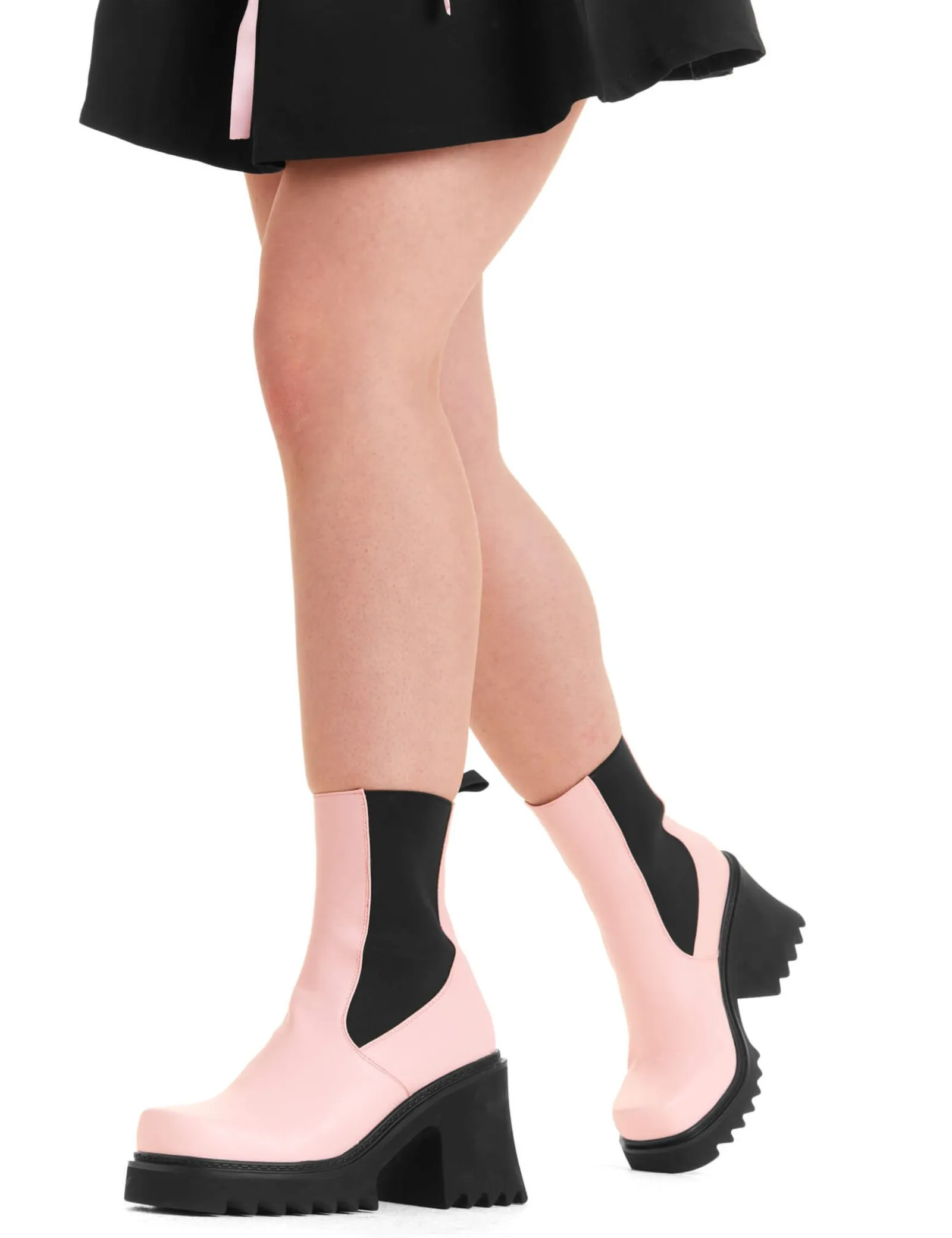 lamodawebsite Elevate Chunky Platform Ankle Boots< Knochel