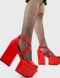 LAMODA Enemies Close Platform Sandals< Plattform