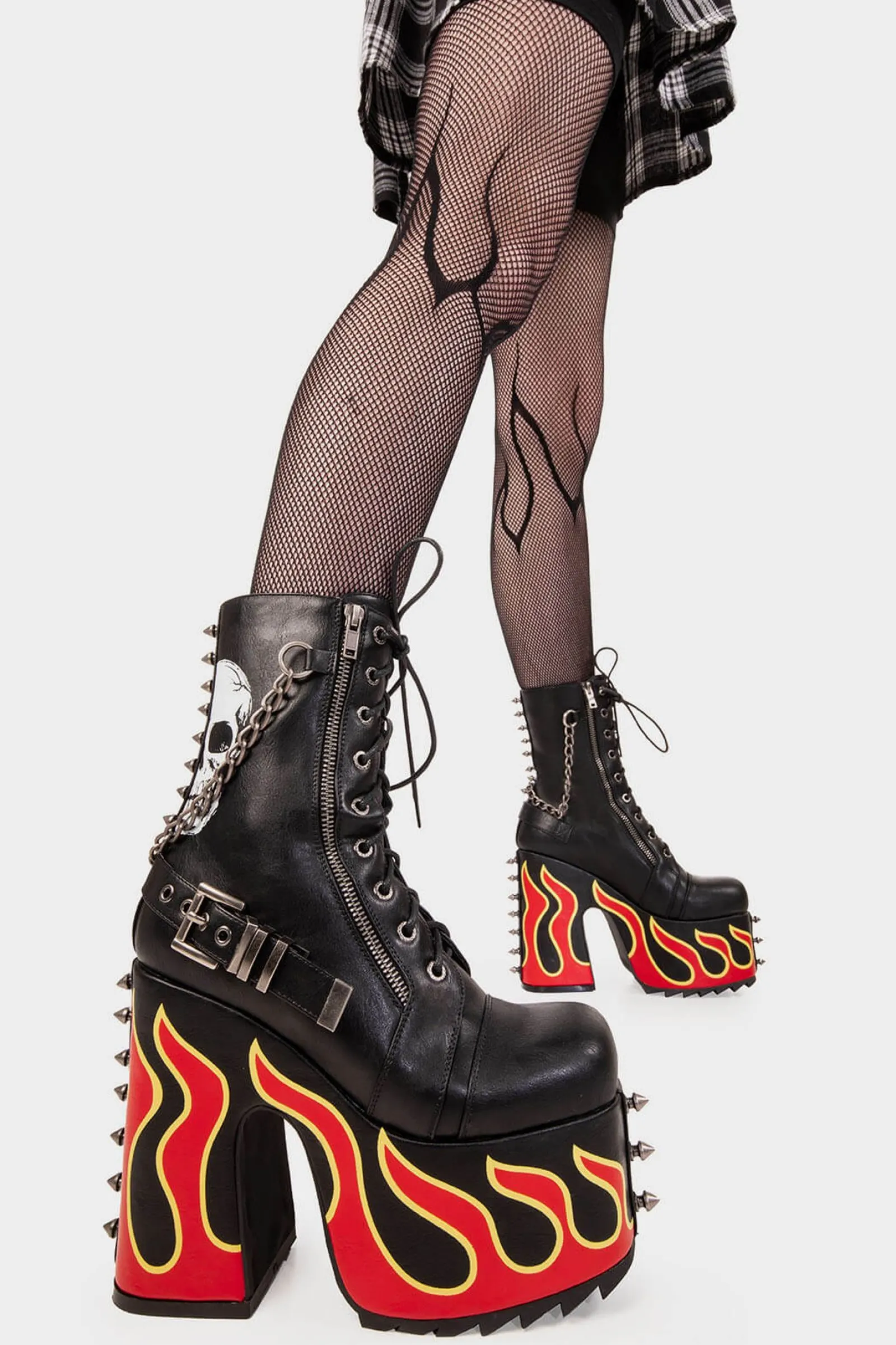 lamodawebsite Expensive Pain Chunky Platform Ankle Boots< Knochel