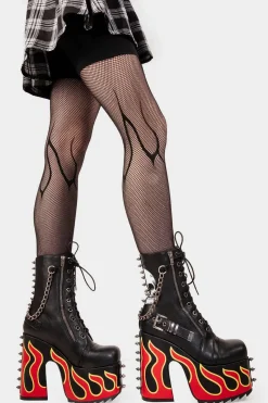 lamodawebsite Expensive Pain Chunky Platform Ankle Boots< Knochel