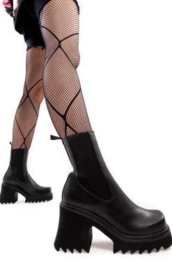 lamodawebsite Fireflies Chunky Platform Ankle Boots< Knochel