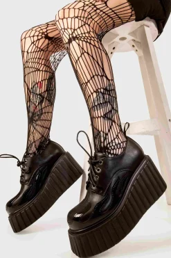 LAMODA Girls On Tour Chunky Platform Creeper Shoes< Chunky