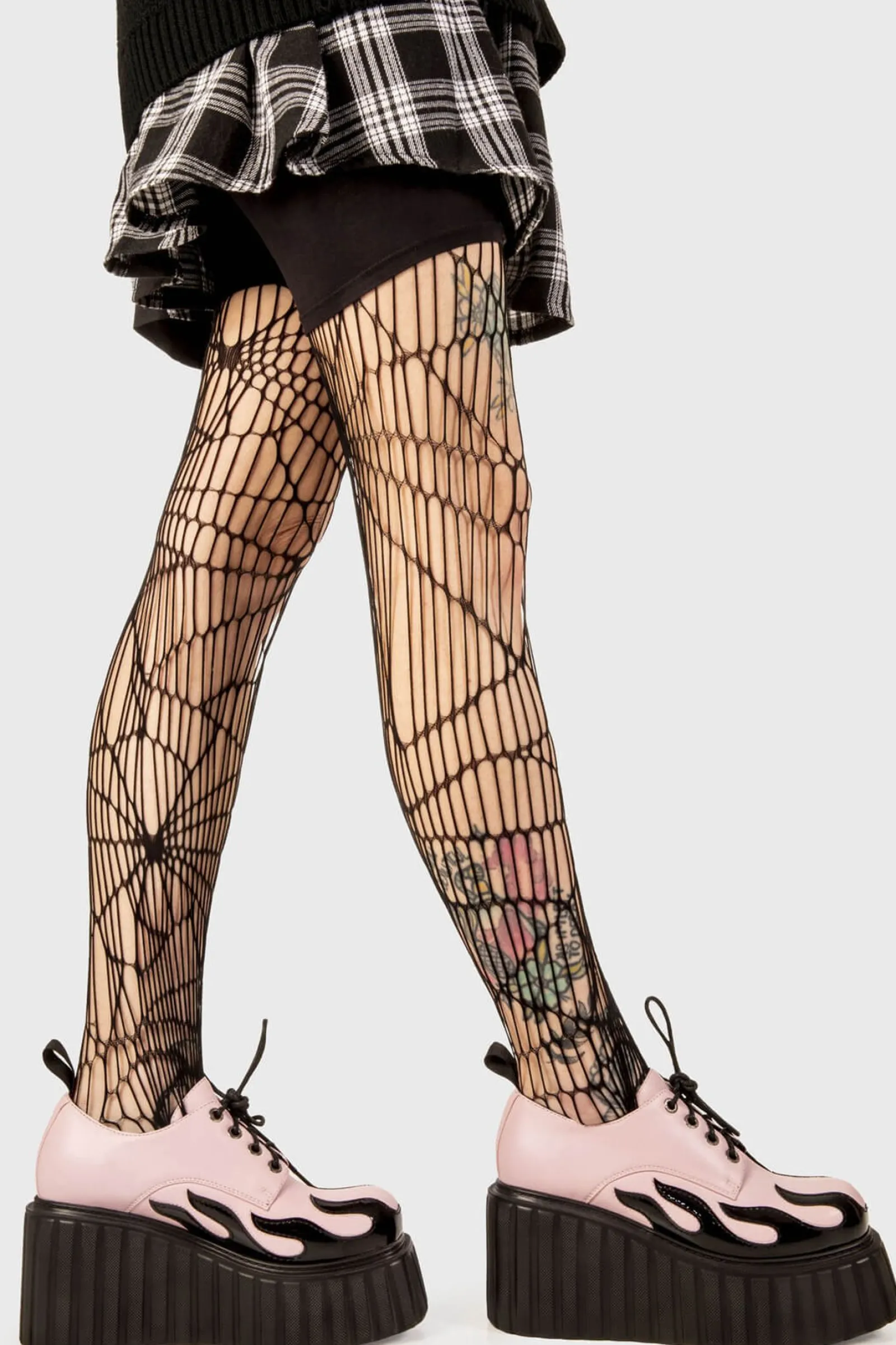 lamodawebsite Girls On Tour Chunky Platform Creeper Shoes< Chunky