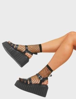LAMODA Good Day Chunky Platform Creeper Sandals< Plattform