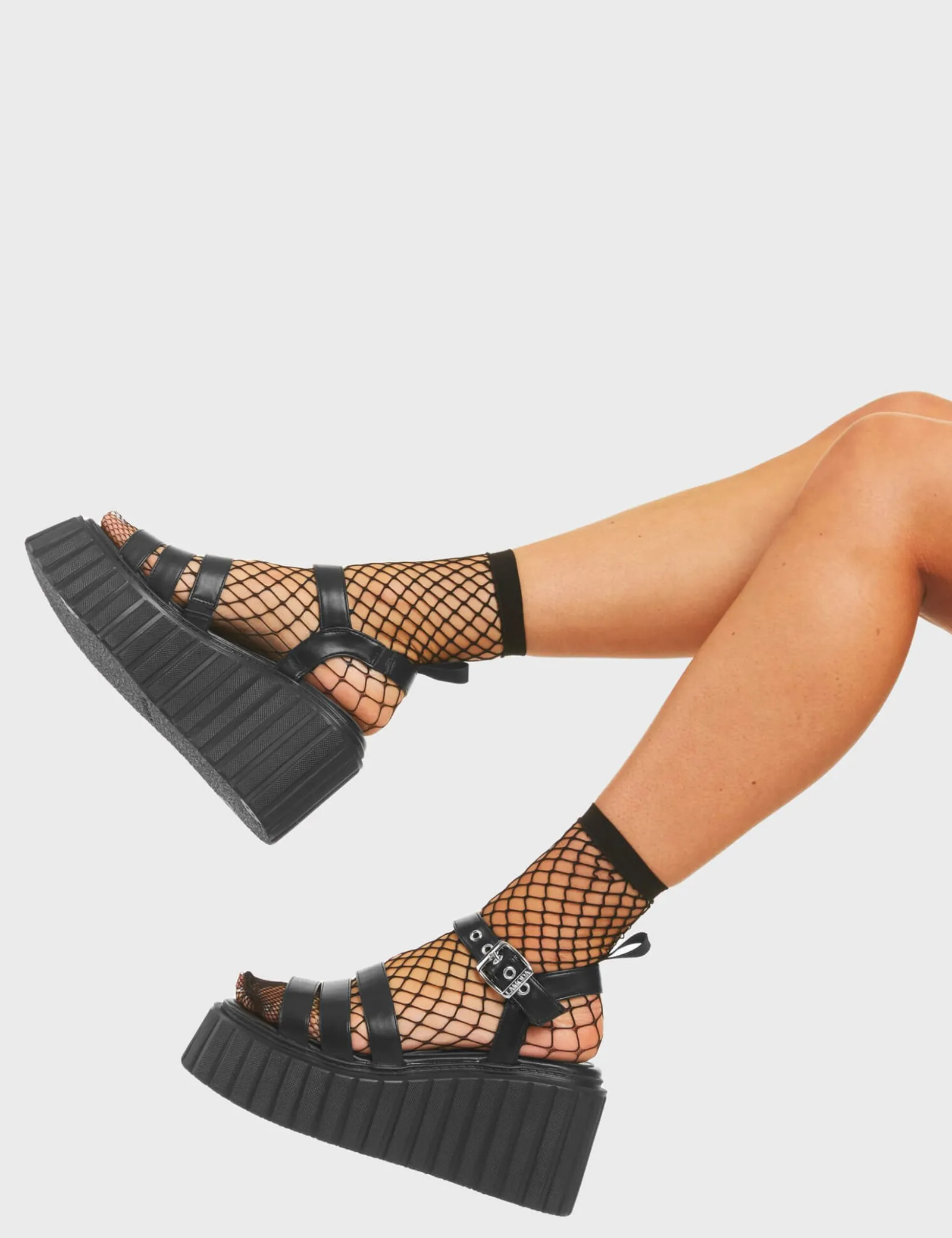 LAMODA Good Day Chunky Platform Creeper Sandals< Plattform