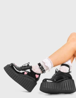 lamodawebsite Good Day Chunky Platform Creeper Shoes< Chunky