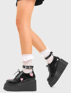 lamodawebsite Good Day Chunky Platform Creeper Shoes< Chunky