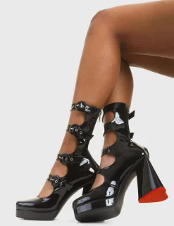 lamodawebsite Heart Breaker Platform Heels< Plattform
