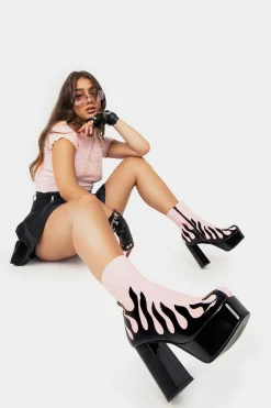 lamodawebsite High Voltage Platform Ankle Boots< Knochel