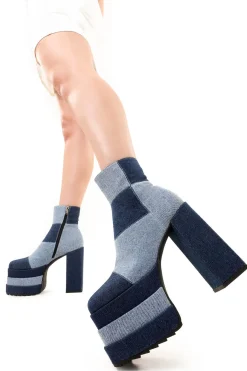 lamodawebsite Hot Topic Platform Ankle Boots< Knochel