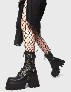 lamodawebsite Hysteria Chunky Platform Ankle Boots< Knochel