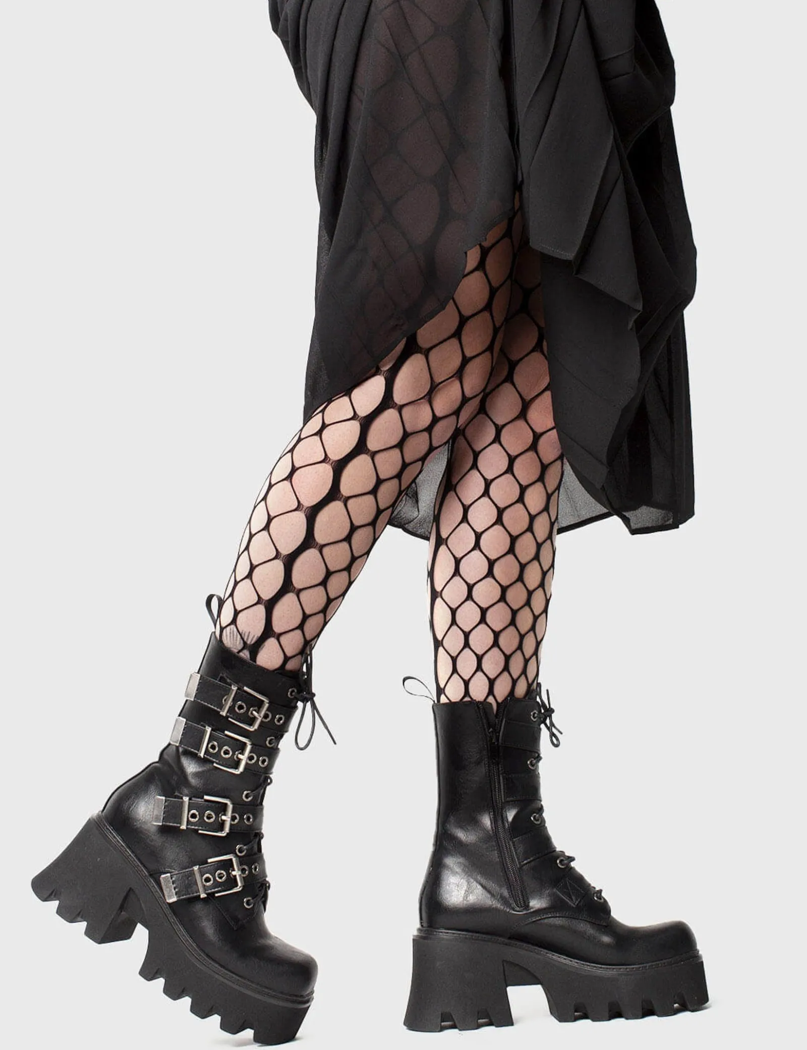 lamodawebsite Hysteria Chunky Platform Ankle Boots< Knochel