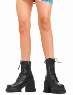 lamodawebsite In Opposition Chunky Platform Ankle Boots< Knochel