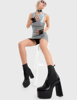 lamodawebsite In Our Feelings Platform Ankle Boots< Knochel