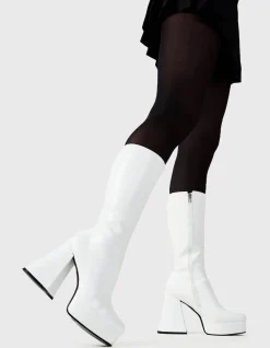 LAMODA Infatuation Platform Calf Boots< Kalb
