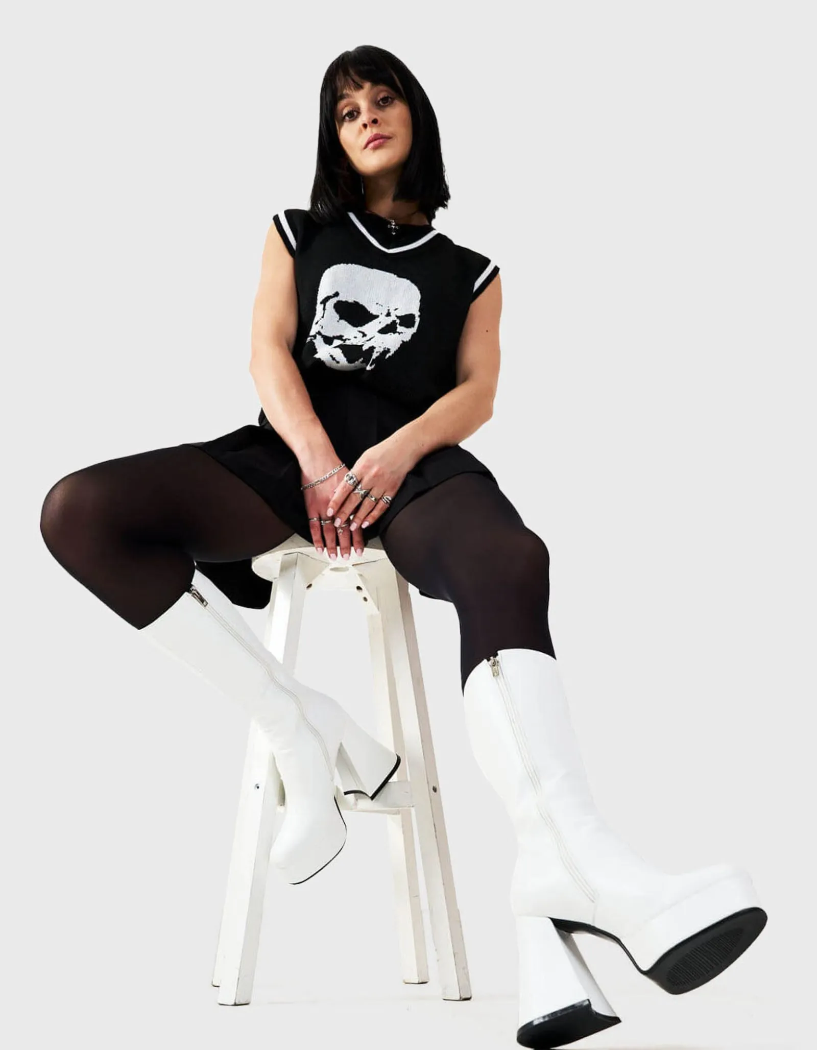 LAMODA Infatuation Platform Calf Boots< Kalb