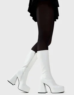 LAMODA Infatuation Platform Calf Boots< Kalb