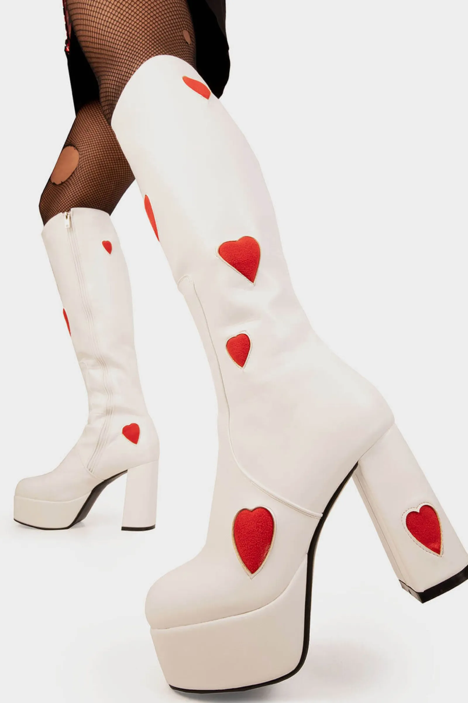 lamodawebsite Jam Tarts Platform Knee High Boots< Kniehoch
