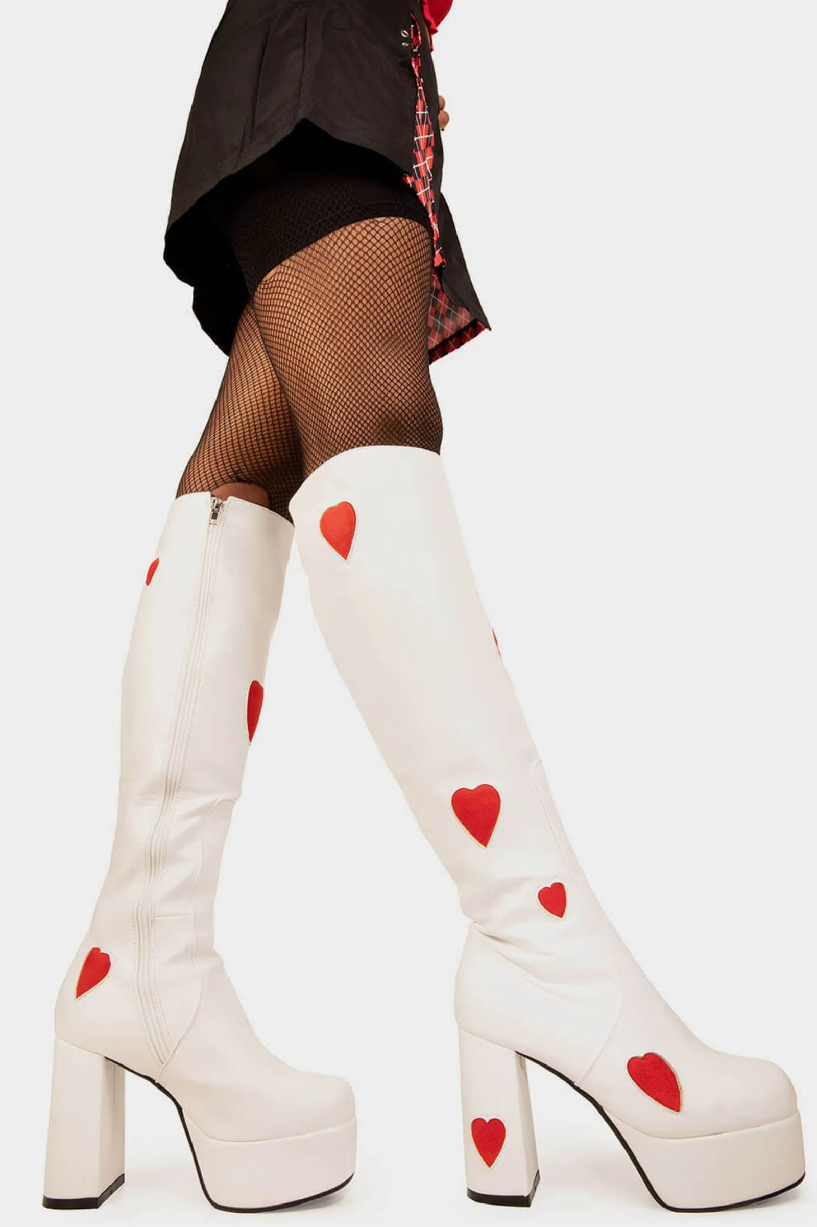 lamodawebsite Jam Tarts Platform Knee High Boots< Kniehoch