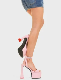 LAMODA Lavender Platform Sandals< Plattform