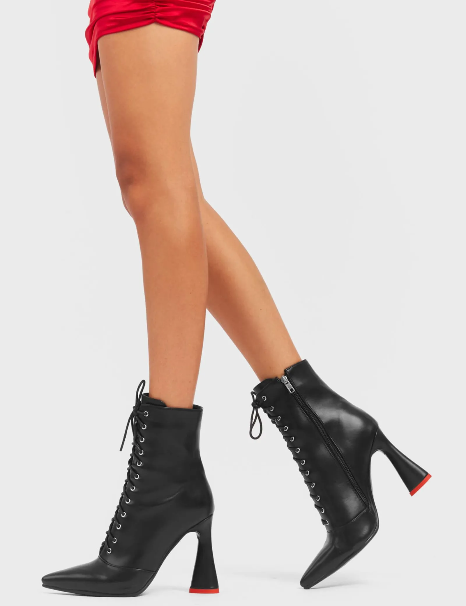 LAMODA Love You Better Platform Ankle Boots< Knochel