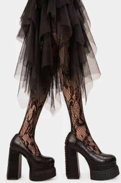 LAMODA Lyrical Creeper Platform Heels< Plattform