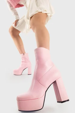 lamodawebsite Making Moves Platform Ankle Boots< Knochel