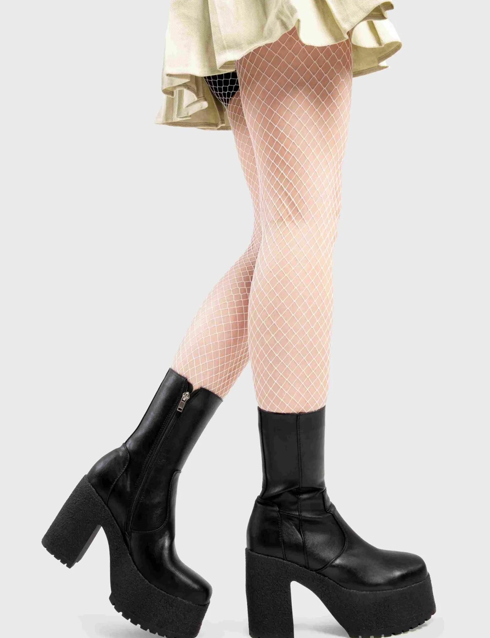 LAMODA Mannequin Worthy Platform Ankle Boots< Knochel