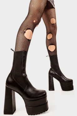 lamodawebsite Marine Platform Ankle Boots< Knochel