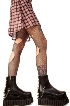 LAMODA Mine Forever Chunky Platform Creeper Ankle Boots< Knochel