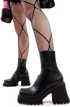 lamodawebsite Old Friend Chunky Platform Ankle Boots< Knochel
