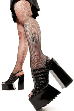 lamodawebsite Out With A Bang Platform Sandals< Plattform