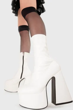 lamodawebsite Over It Platform Ankle Boots< Knochel