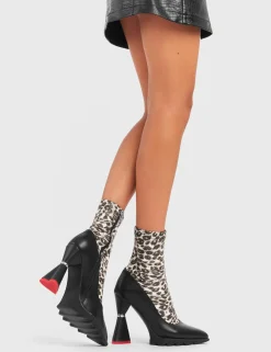 LAMODA Panthera Platform Ankle Boots< Knochel