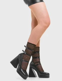LAMODA Patchboard Platform Heels< Plattform