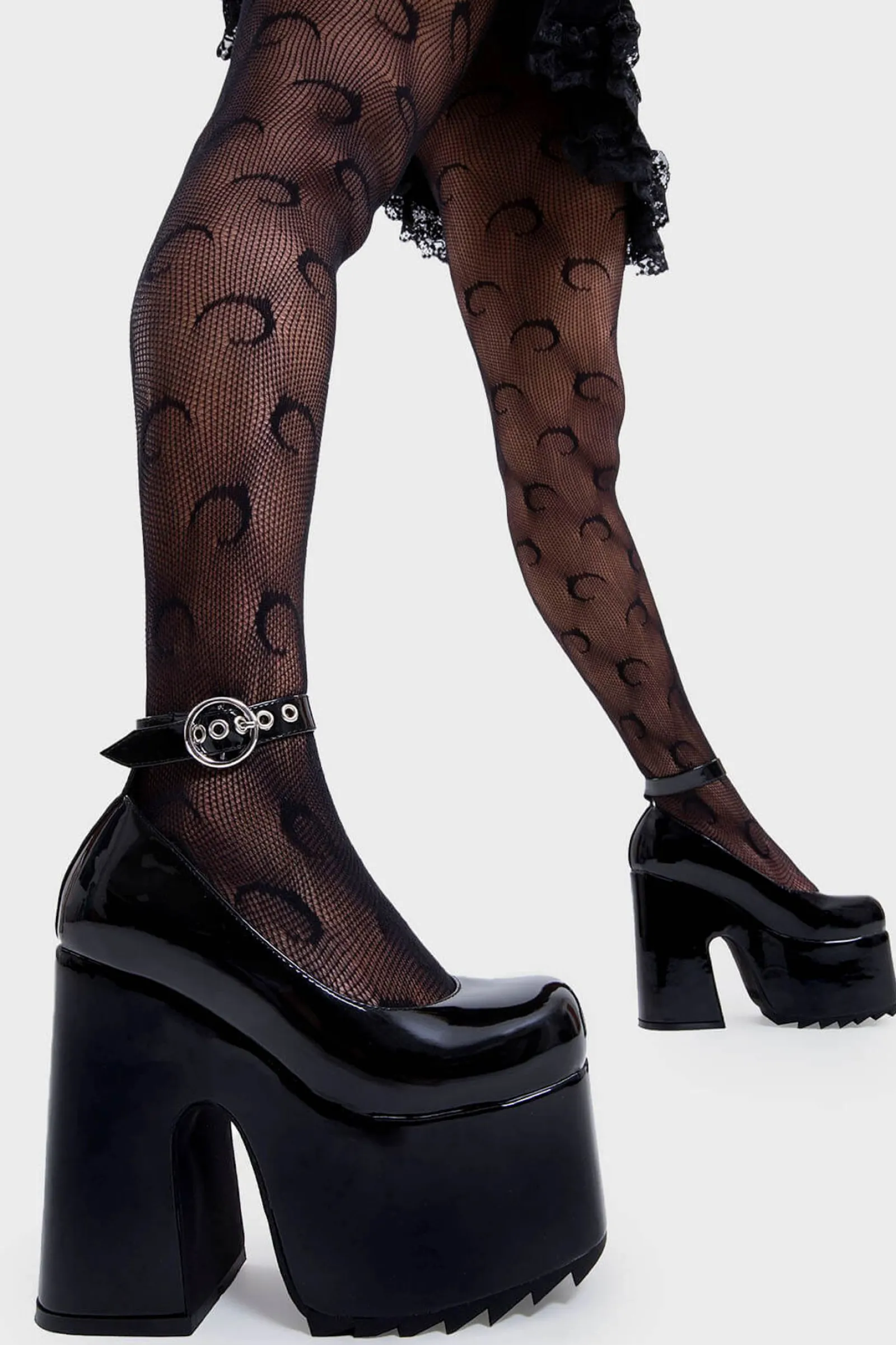 lamodawebsite Power Trip Chunky Platform Heels< Plattform