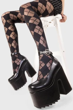 lamodawebsite Power Trip Chunky Platform Heels< Plattform