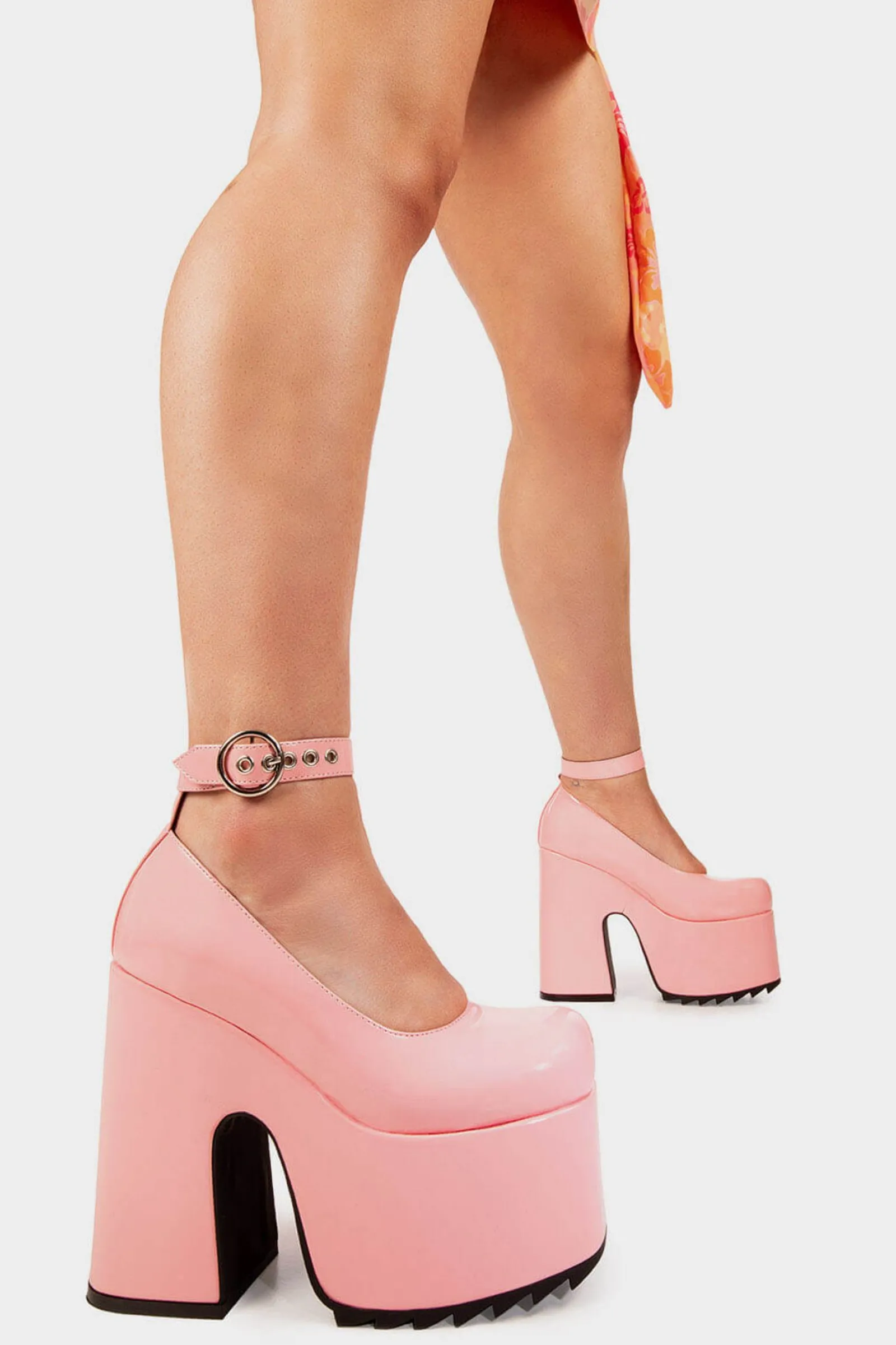 lamodawebsite Power Trip Chunky Platform Heels< Plattform